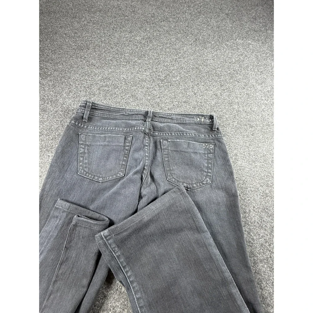 575 Denim Bootcut Jeans Faded Black‎ Size 30 Grunge Y2K Retro Streetwear